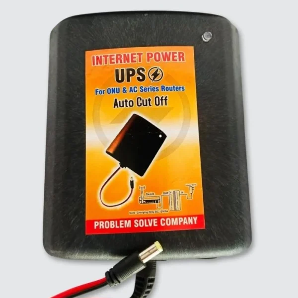 Router UPS CRU12V2A | Uninterrupted Power Supply for WiFi Routers | 12V 2A | Backup Power Solution