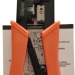 Professional Network Crimping Tool for RJ45 RJ11 RJ12 Connectors | Ethernet Cable Crimper, Cutter & Stripper | LAN Cable Installation Tool